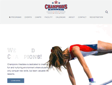 Tablet Screenshot of championswestlake.com